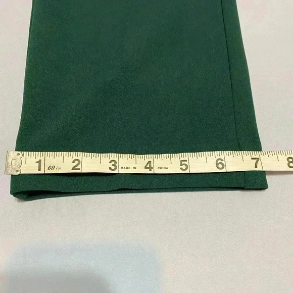 Cupcakes and Cashmere High Waist Green Pants with Sash in Size Medium. - Picture 9 of 10